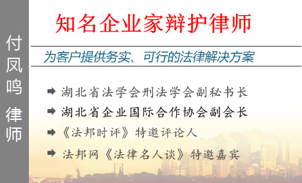 付凤鸣,孝感企业家辩护律师